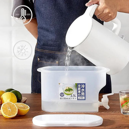 1.5 Litre Cold Kettle With Tap Fridge And Chilled Drink Jug Dispenser