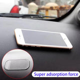 1 Pc Car Dashboard Sticky Pad | Anti-Slide Fixate Sticky Mat Pad For Car Dashboard | Anti-Slide Sticky Pad For Cell Phone, Keys, Glass, Mirrors (Black)