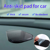 1 Pc Car Dashboard Sticky Pad | Anti-Slide Fixate Sticky Mat Pad For Car Dashboard | Anti-Slide Sticky Pad For Cell Phone, Keys, Glass, Mirrors (Black)