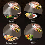 Oil Spray Dispenser / Oil Spray Bottle Pump For Cooking, BBQ, Baking, Frying, Salad (Random Color) 170ml