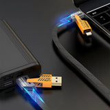 4-In-1 Multi USB Charging Cable – USB-C To USB-C, USB-C To Lightning, USB-A To USB-C, USB-A To Lightning | Fast PD Charger Cord For IPhone, IPad, Samsung, MacBook