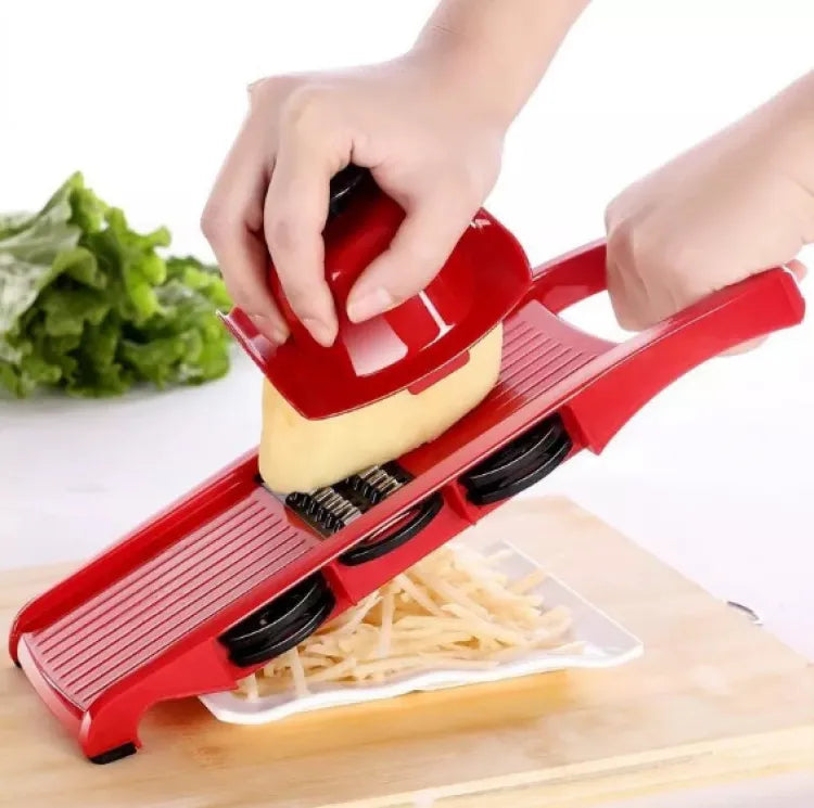 10 In 1 Mandoline Multi-Functional Vegetable CUTTER | Manual Potato Peeler, Carrot, Cheese, Grater Dicer