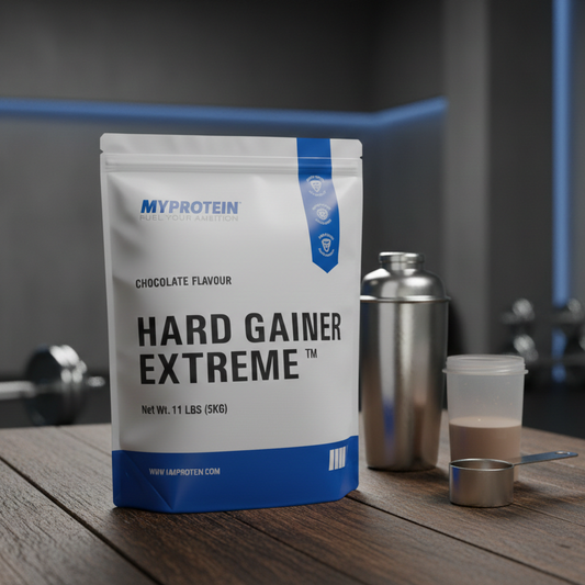 Myprotein Hard Gainer Extreme  – High-Calorie Chocolate Mass Gainer for Rapid Muscle Growth, Strength & Weight Gain Support 11lbs (5kg)