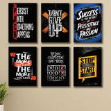 Set Of 6 Premium Wall Art Photo Tiles – Modern Home Decor Sets 8x11