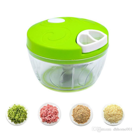 Multi-Function Food Processor - Chopper, Cutter, Grinder, Shredder, Mincer, Mini Garlic Slicer & Slicer For Kitchen (Random Color)