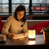 TOUCH LAMP PORTABLE SPEAKER Bluetooth Speaker | Smart Touch Night Light Desk Lamp Color Changing