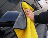 Microfiber Towel 40*40 Cm | 800 Cleaner Duster & Wipe Wax For Car Care Double Side