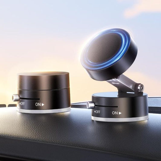 360° Rotating Magnetic Car Phone Holder – Strong Suction Dashboard Mount For All Smartphones