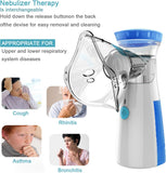 Mini Portable Silent Nebulizer Handheld Inhaler Atomizer: Medical Grade Mesh Technology For Asthma And Respiratory Care