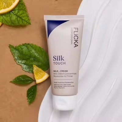 FLiCKA Silk Touch 3‑In‑1 Moisturizer & Primer | Hydrating, Lightweight, Long‑Lasting | Pore Minimizer |