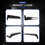Universal Aerodynamic Rotary Adjustable Motorcycle Wind Wing Rearview Mirrors