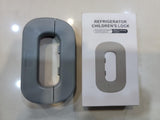 Child Safety Refrigerator Lock – Self Adhesive Fridge And Freezer Door Lock With Double Safety Button And Easy One Hand Operation