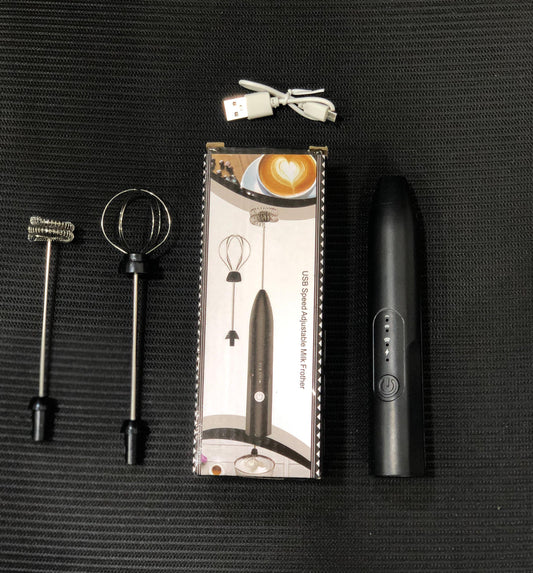 2 In 1 Coffee Beater Rechargeable Smooth Mixing Easy Use Compact Design Comfortable Handling