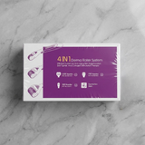 4 In 1 Derma Roller System For Anti Aging Skin Regeneration And Collagen Stimulation Therapy