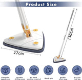 Royal's Triangle Shaped Microfiber Mop –Self-Wringing Floor Dust Mop