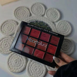 Mocallure 12-Color Lip Palette / Long-Lasting Professional Lip Kit For Every Mood