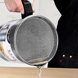 High Quality Fryer Oil Filter Pot  Carbon Steel oilcan with Stainless Steel Kitchen  Storage Jug Cooking Pot ( Without Box )