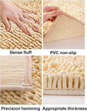 Nonslip water absorbent MicroFiber  door away mats 40x60cm (random color)