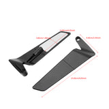 Universal Aerodynamic Rotary Adjustable Motorcycle Wind Wing Rearview Mirrors