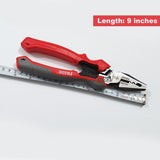 PRIDE Professional Combination Pliers 8 Inch (230mm) Heavy Duty Multi-Purpose Hand Tool