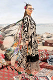 Elegant 3 Piece Embroidered Lawn Suit With Digital Print & Printed Chiffon Dupatta – Unstitched Summer Collection