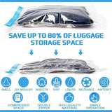 5-Pack Vacuum Storage Bags With Hand Pump – Space-Saving Compression Bags For Bedding & Clothes