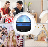 Northern Lights Aurora Galaxy Projector – Ocean Wave & Star LED Night Light With Remote Control