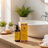 Floral Natural Hair Dye Shampoo - Ammonia-Free Herbal Formula With Ginseng & Fo-Ti For Long-Lasting Gray Hair Coverage | 200ml