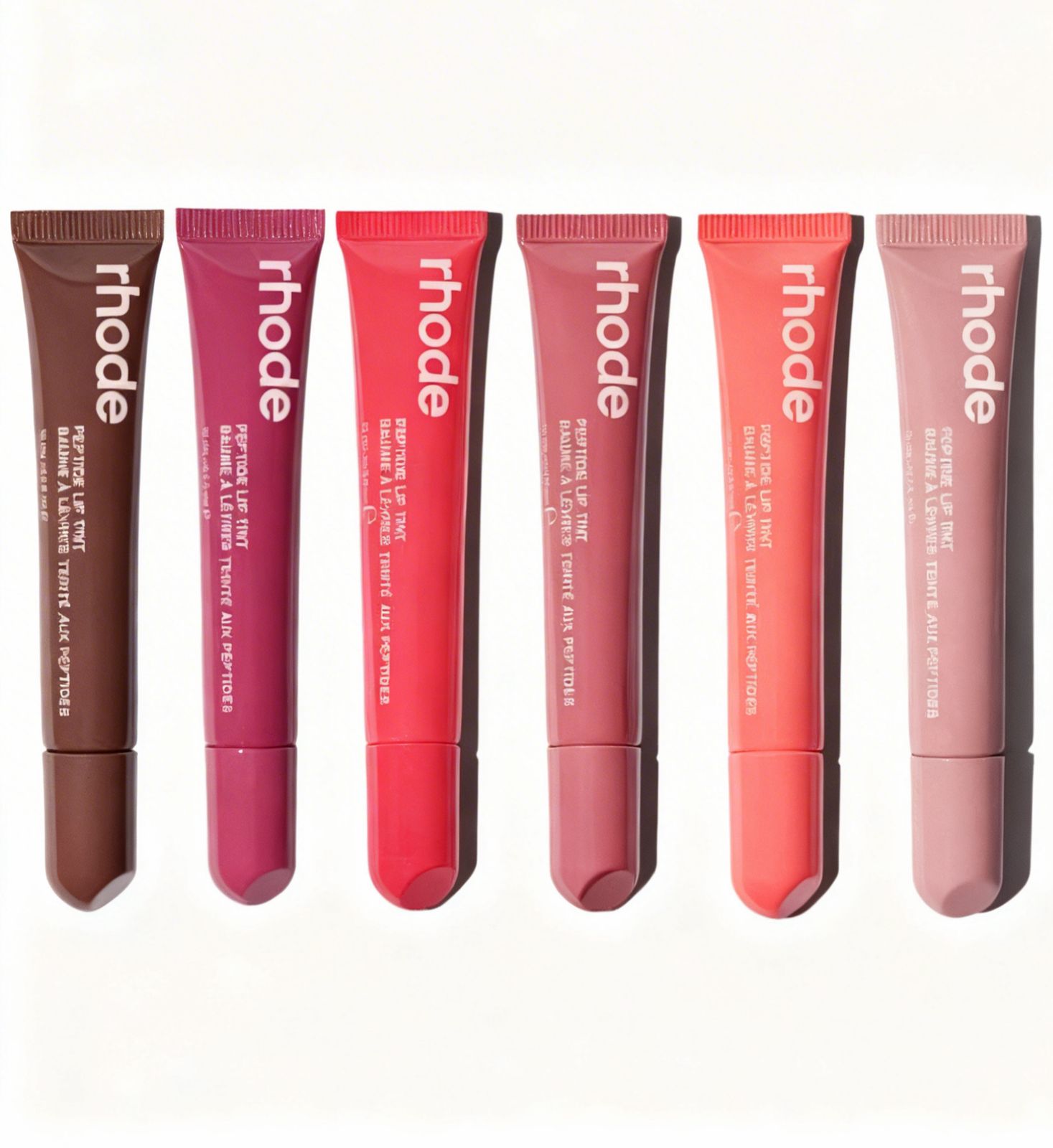 Rhode Peptide Lip Tint – Hydrating Glossy Lip Balm Pack Of 8 Shades
