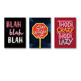 Set Of 3 Premium Wall Art Photo Tiles – Modern Home Decor Sets 8x11