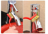 Gas Stove Cleaning Wire Brush Kitchen Tool Metal Fiber Brush – Set Of 3 Brush