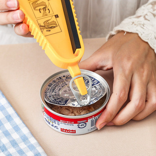 Multifunction Manual Can & Bottle Opener – Non-Slip Lid & Jar Opening Tool