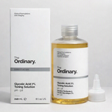 The Ordinary Glycolic Acid 7% Toning Solution | Exfoliating Brightening Face & Body Toner - 240ml