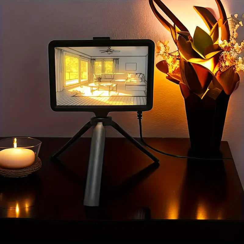 Glowing Art Photo Frame Desktop Decorative Lights, Painting Night Lights, Bedroom Lights | Artwork Table Lamp Gift