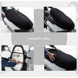 Bike Net Seat Cover For All Motorbikes 10 MM Thickness- Stretchable Material - Thick Net Cover- Long Lasting - Fits On All Models CD 70/ CG125/ YBR/ YBF/150CC/200CC Scooty Seat Cover