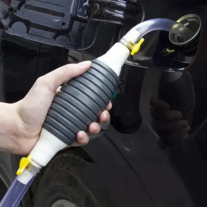 High Flow Siphon Hand Pump Portable Manual Fuel Transfer Pump For Car Bike Boat Petrol Diesel Oil Water 39 Inches