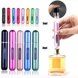 Refillable Mini Perfume Spray Bottle Spray Atomizer 5 Ml | Portable, Leak-Proof, And Stylish (Random Color)