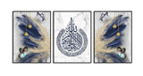 Set Of 3 Premium Wall Art Photo Tiles – Modern Home Decor Sets