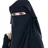 Triple Layer Niqab – Full Coverage Breathable Face Veil For Women