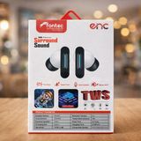 Fontec Winner True Wireless Earbuds – Bluetooth 5.3 Gaming Airbuds With ENC Noise Reduction, RGB Light & Up To 30 Hours Playtime (White)