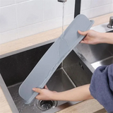 Silicon Sink Splash Guard With Suction Cups / 16 Inch Strong Suction Kitchen Sink Water Splash Guard