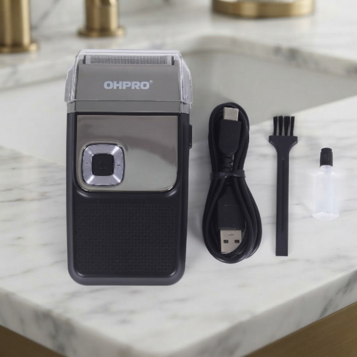 OHPRO OP-T250 Rechargeable Shaver - Personal Care Product Designed For Grooming And Daily Hygiene Routine