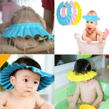 Baby Shower Cap With Stopper | Silicon Baby Shower Cap | Soft & Safe Material  | Random Color
