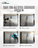 Stainless Steel Cleaner & Polish – Fingerprint Remover & Protective Shine Spray | THREE GUYS - German Engineered (250) ML