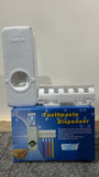Automatic Toothpaste Dispenser With Toothbrush Holder Easy Use Bathroom Accessory