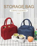 Portable Thermal Insulated Lunch Bag – Stylish And Durable Lunch Box Tote Cooler For Women, Perfect For School, Office, Outing, And Picnic (Random Color)