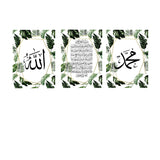 Set Of 3 Premium Wall Art Photo Tiles – Modern Home Decor Sets 8x11