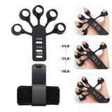 Hand Grip Strengthener - Adjustable Finger Exerciser And Finger Stretcher - Grip Strength Trainer For Hand Therapy, Rock Climbing - Relieve Pain For Arthritis, Carpal Tunnel