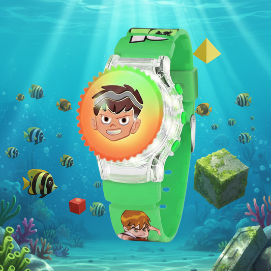 Omni-Glow Kids' Digital Adventure Watch – Multi-Color LED Light-Up Edition ( Random Colour )
