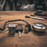 Computerised Key Lock Switch Kit 3 Pcs For Honda CD70 Bike – Complete Ignition, Handle & Fuel Tank Lock Set